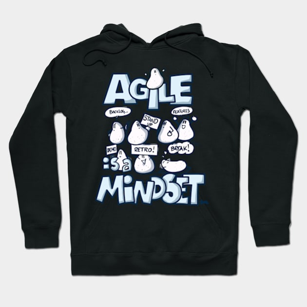 Agile is a mindset - 4 Hoodie by eSeaty